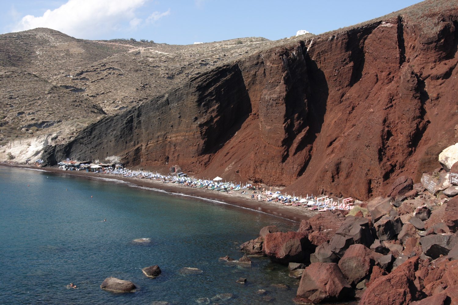 Santorini bus tour