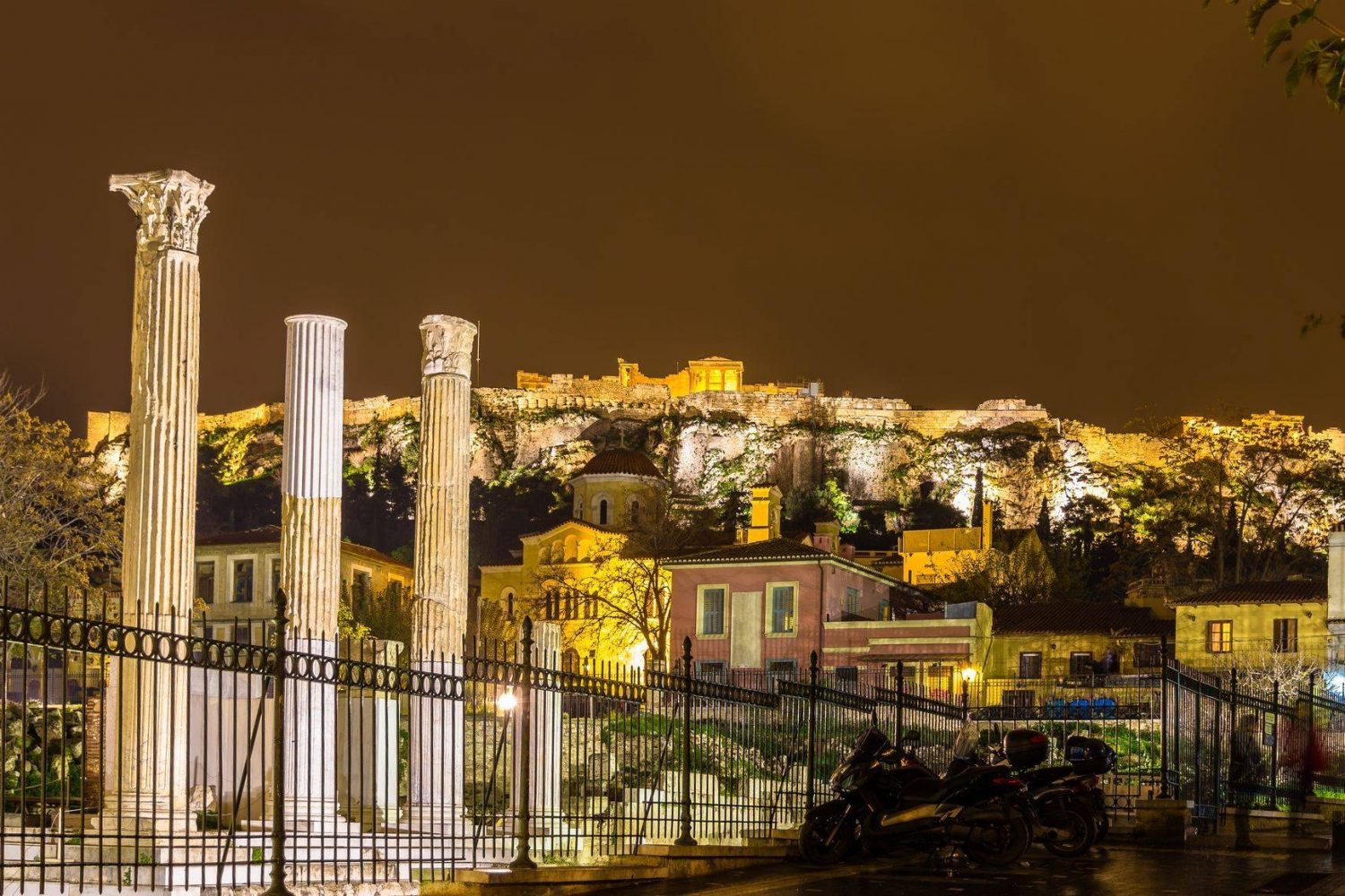 Athens by night