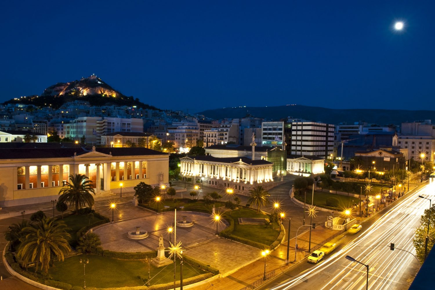 Athens by night