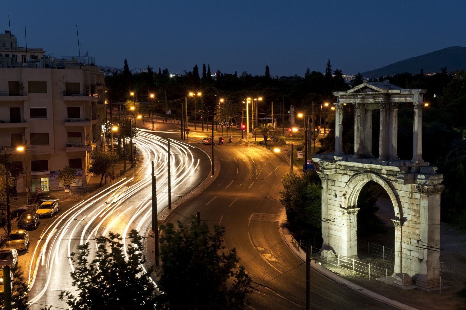 Athens by night