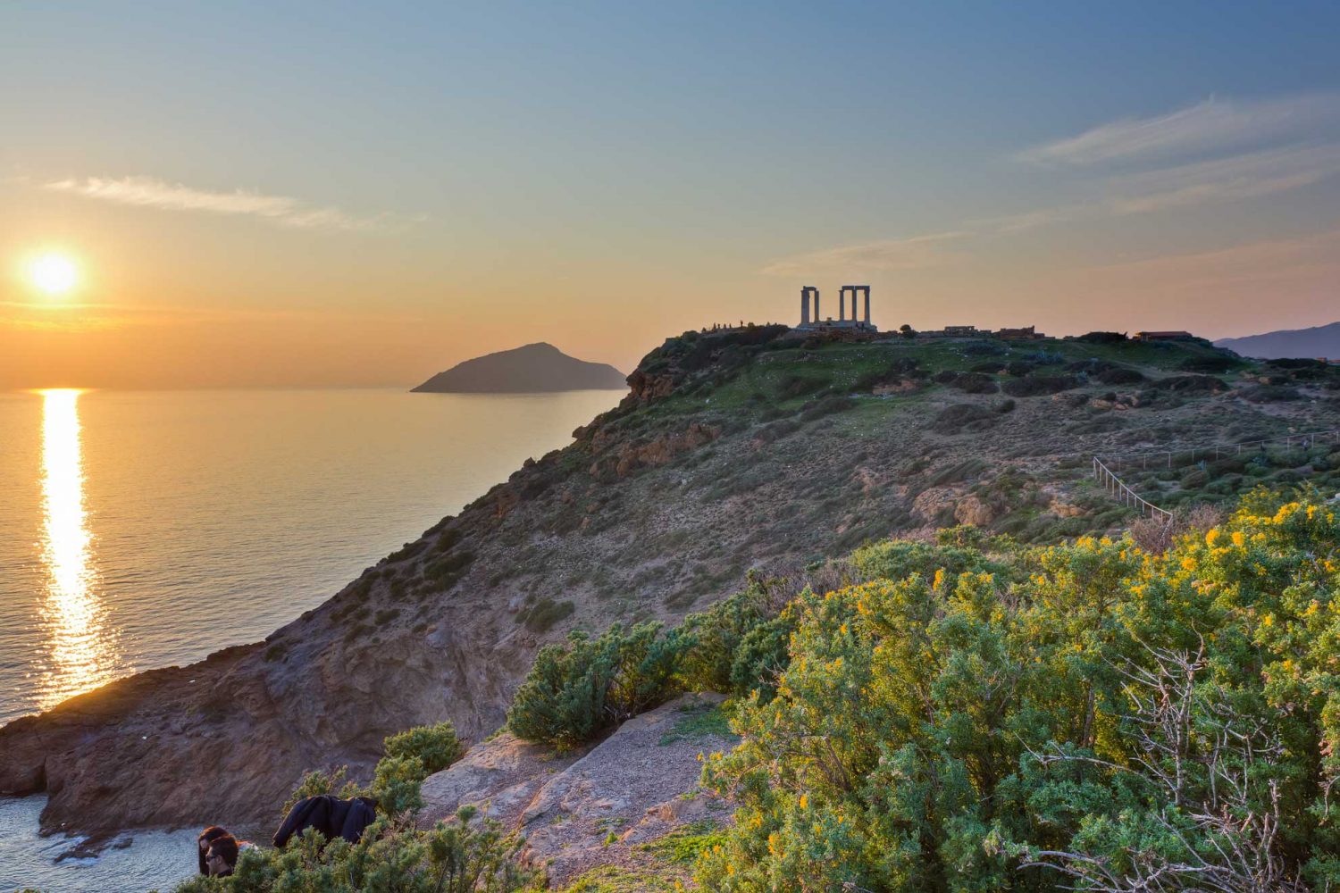 Cape Sounio Sunset
