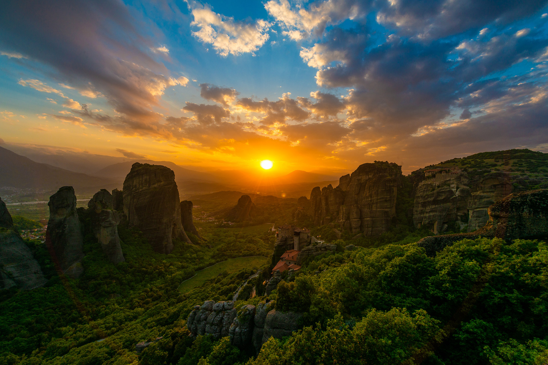 sunset tour meteora