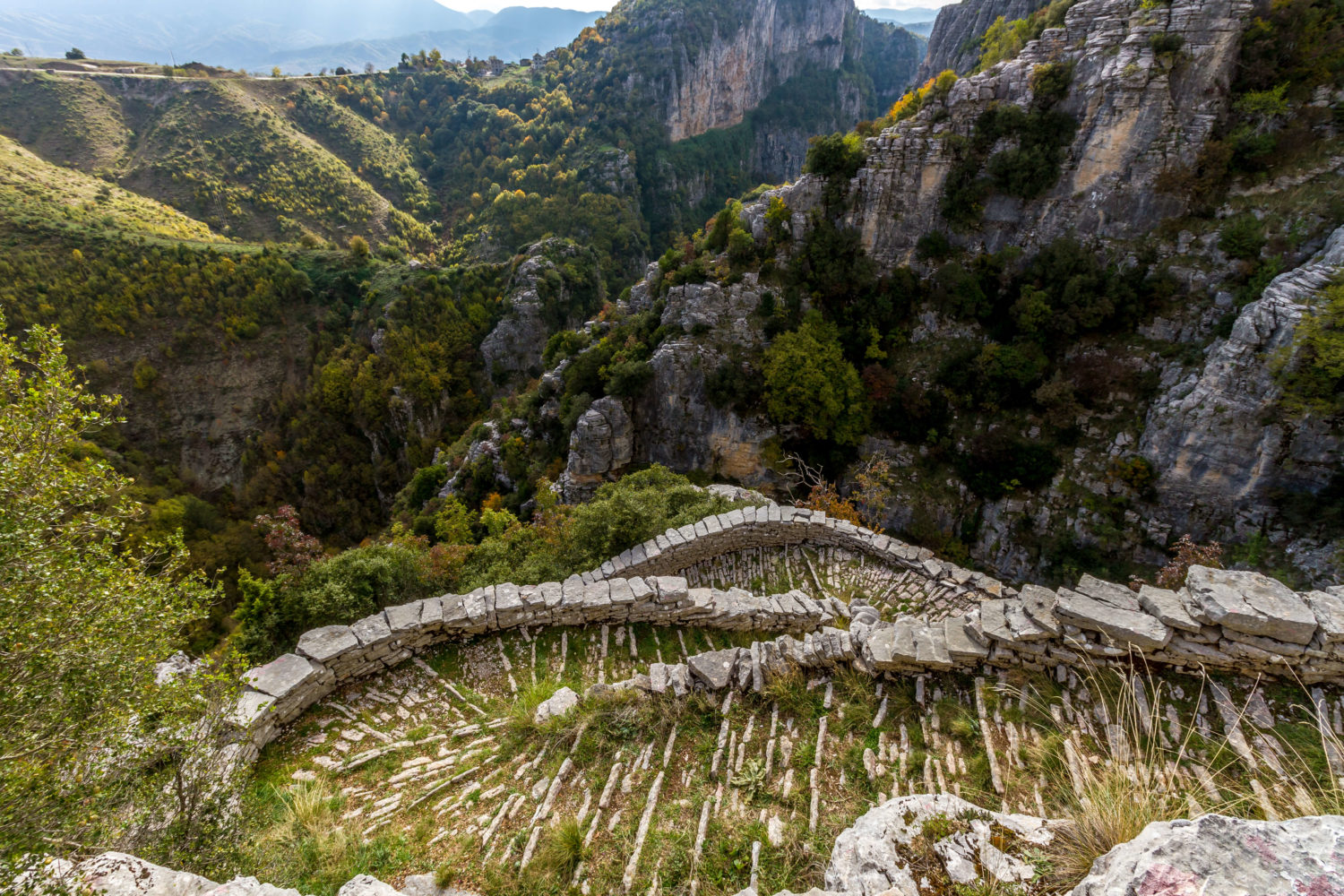 Zagori Scala of Vradeto, Vradeto Steps