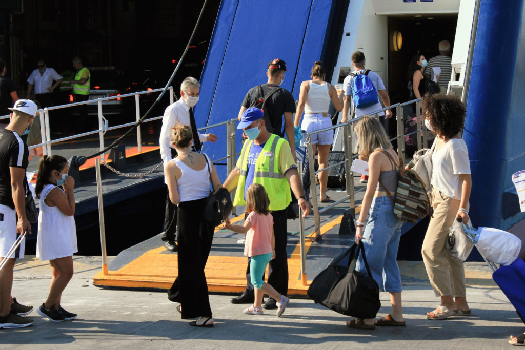 Ferries in Greece covid