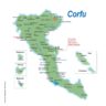 Corfu Island Map